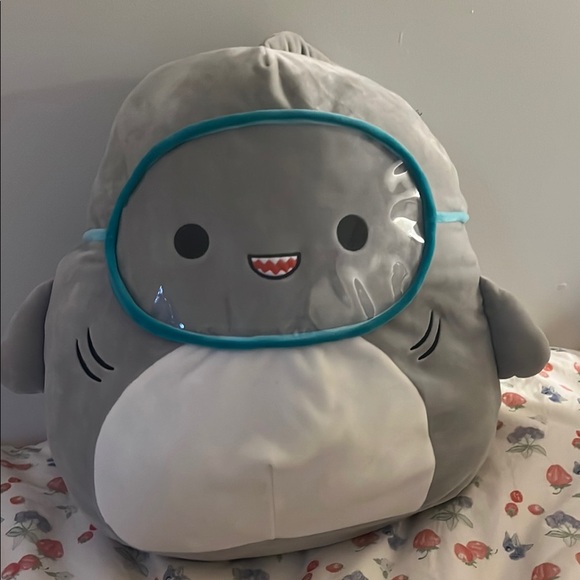 Big Gray Shark Squishmallow - Picture 1 of 2
